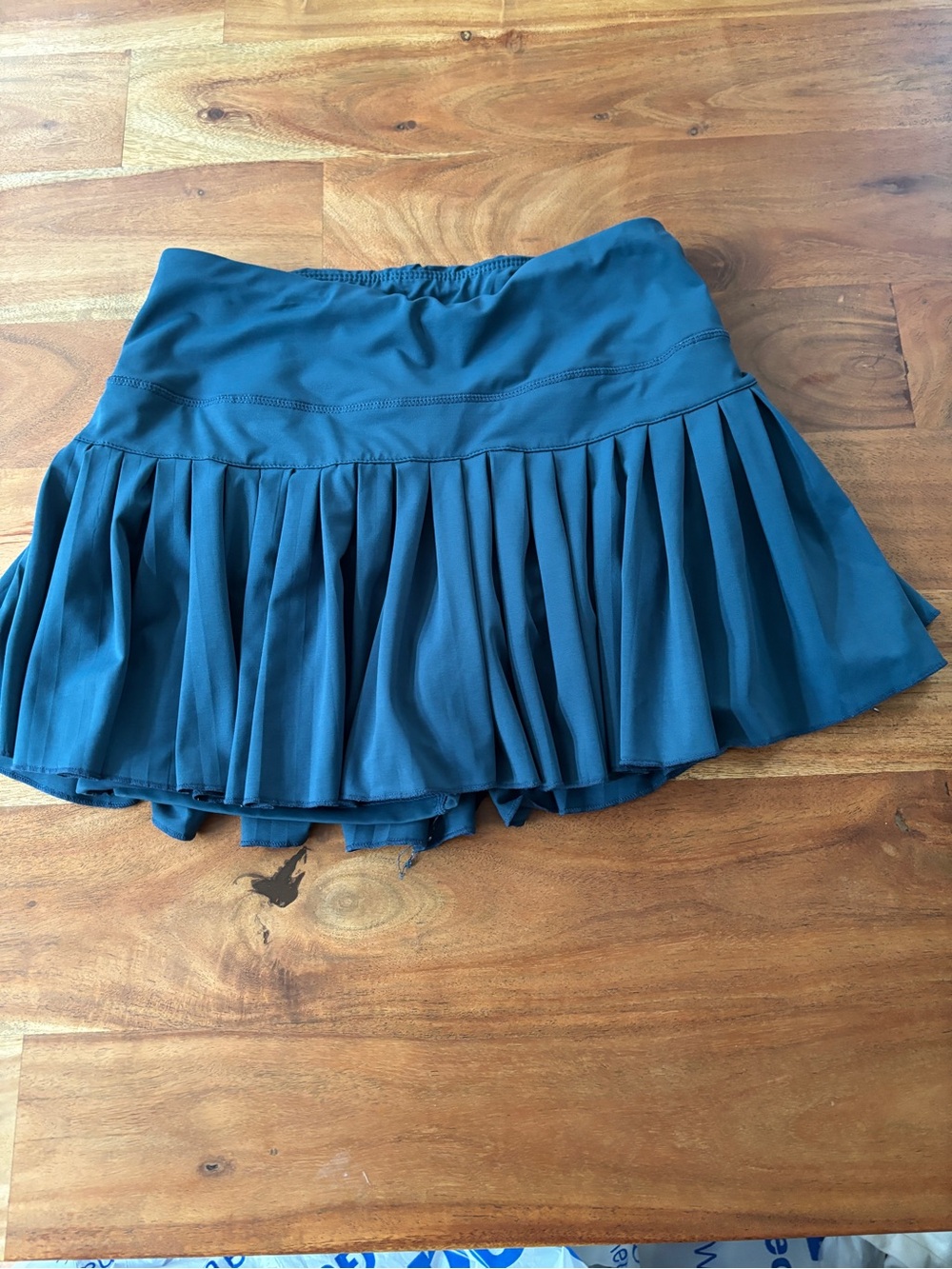 Goldhinge Blue Pleated Tennis Skort - Size M